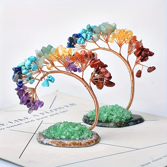 1pc Natural Crystal Tree Ornaments