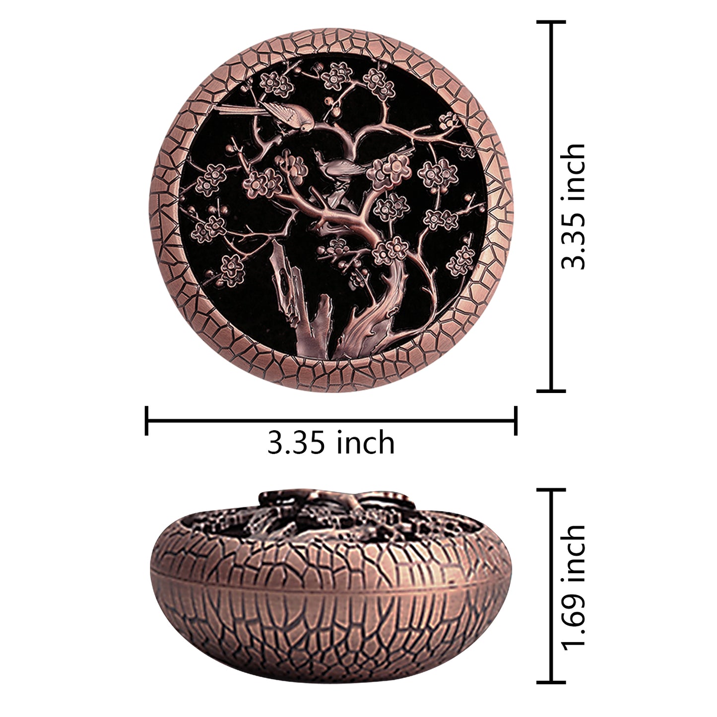 A Incense Seal Set alloy Incense Burner