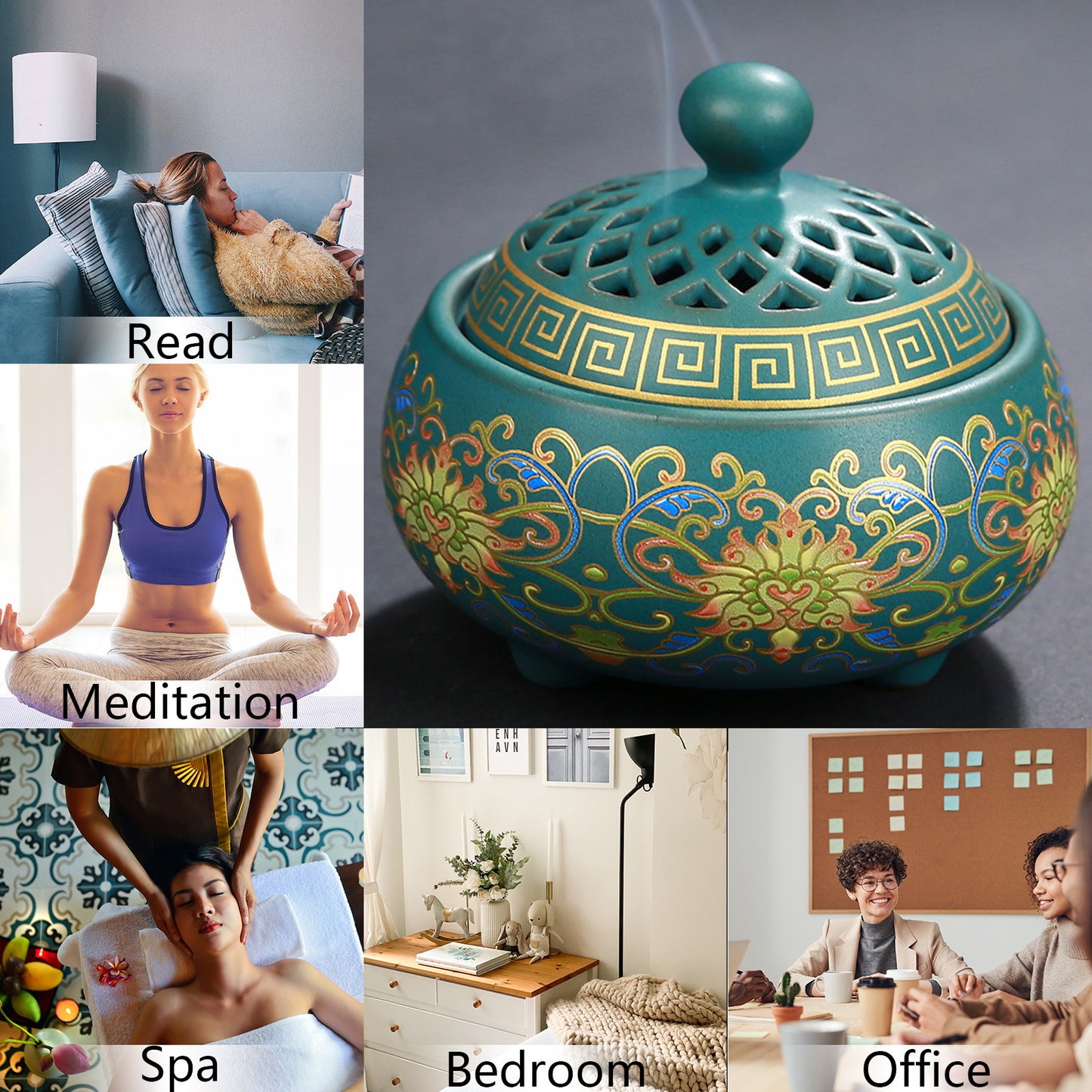 Ceramic Incense Burner Ornament Censer