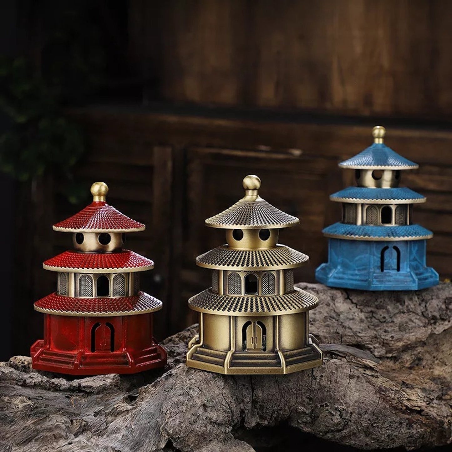 Pagoda Incense Holder, Backflow Incense Burner