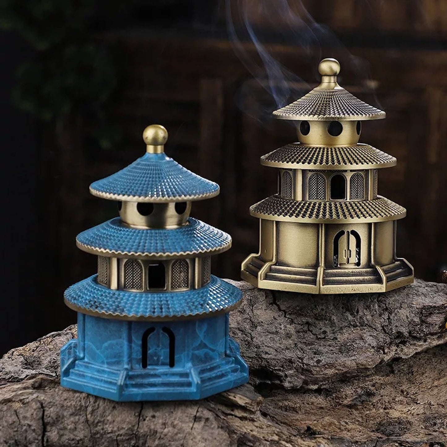 Pagoda Incense Holder, Backflow Incense Burner