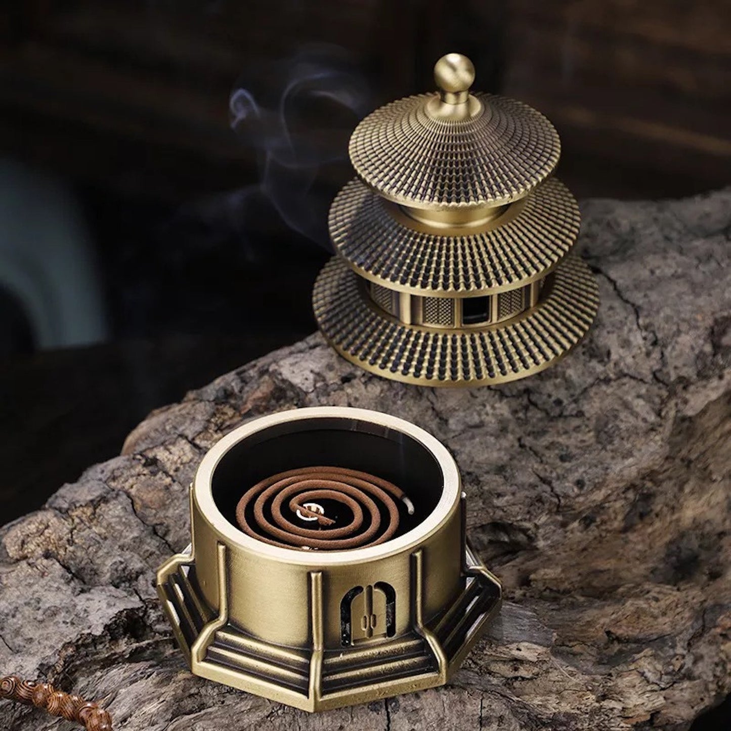 Pagoda Incense Holder, Backflow Incense Burner