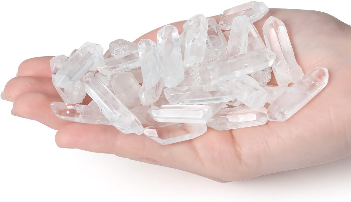 Clear Quartz Crystals Points Bulk Healing Crystal Stones