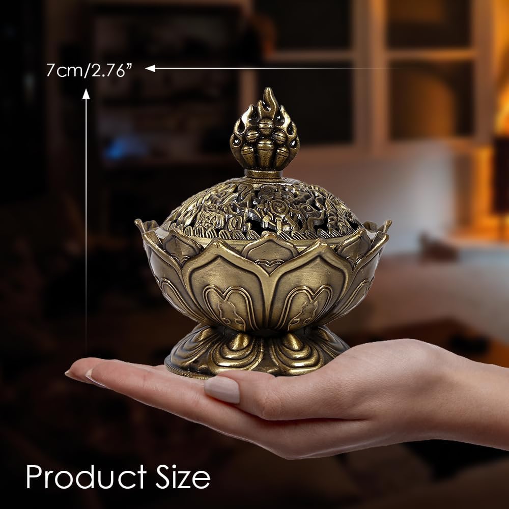 Classic Lotus, Vintage Cone Charcoal Incense Burner