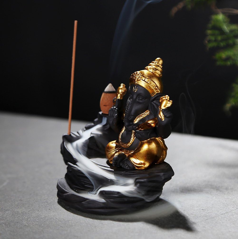 Handmade Ceramic Incense Holder (Ganesha)