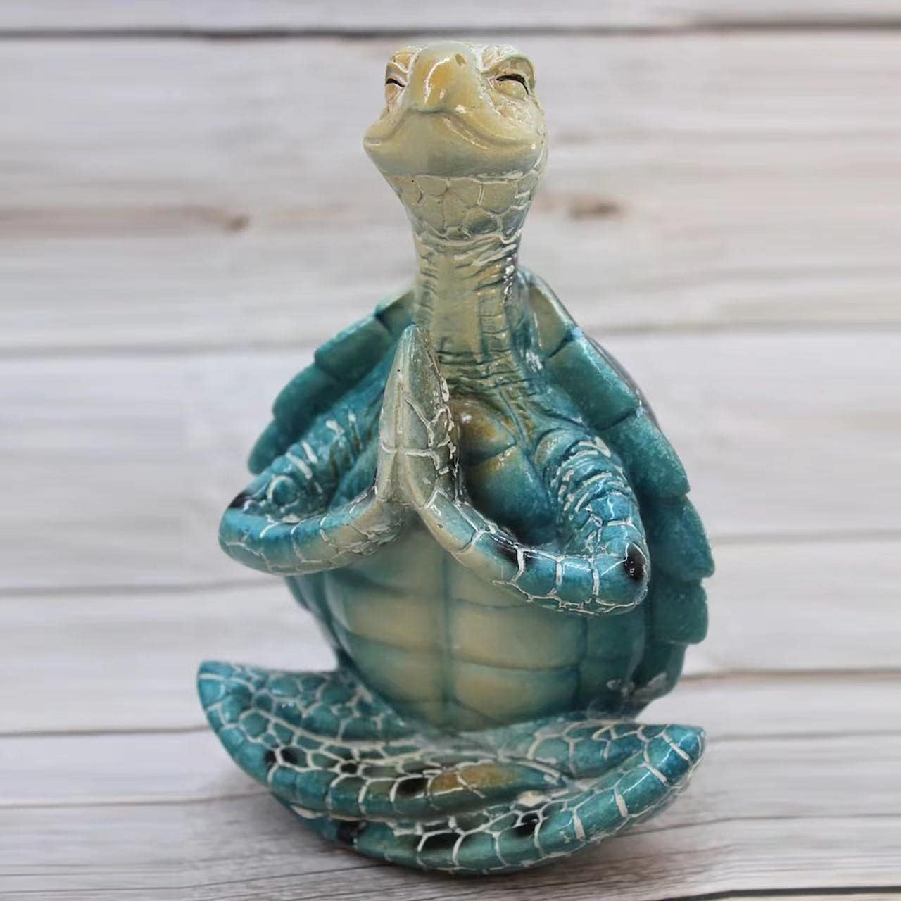 Sea Turtle Statue Meditation Yoga Decor