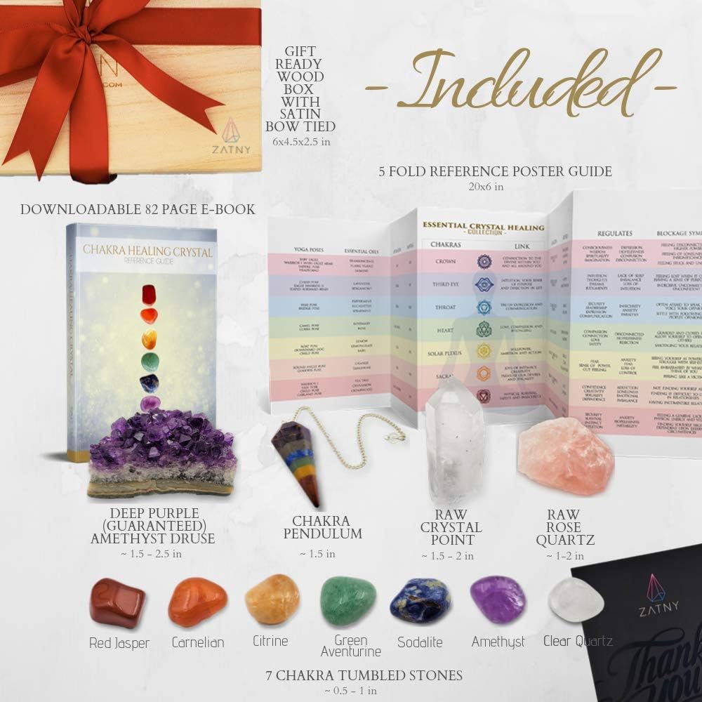 Premium Crystals and Healing Stones Kit