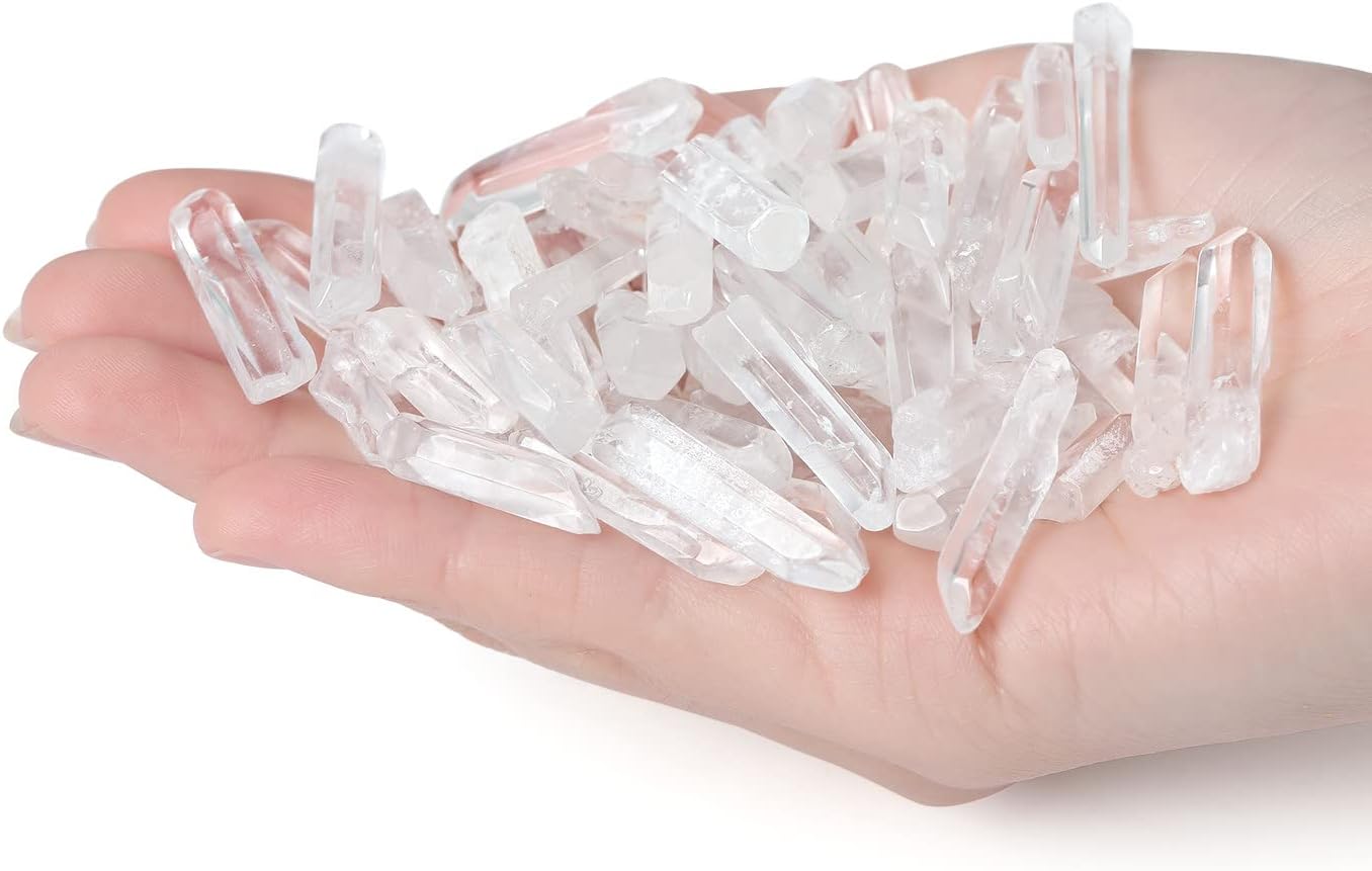 Clear Quartz Crystals Points Bulk Healing Crystal Stones