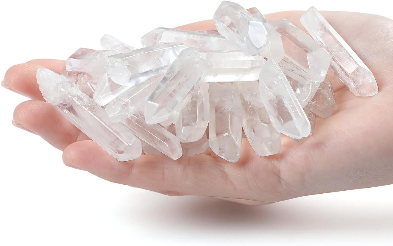 Clear Quartz Crystals Points Bulk Healing Crystal Stones