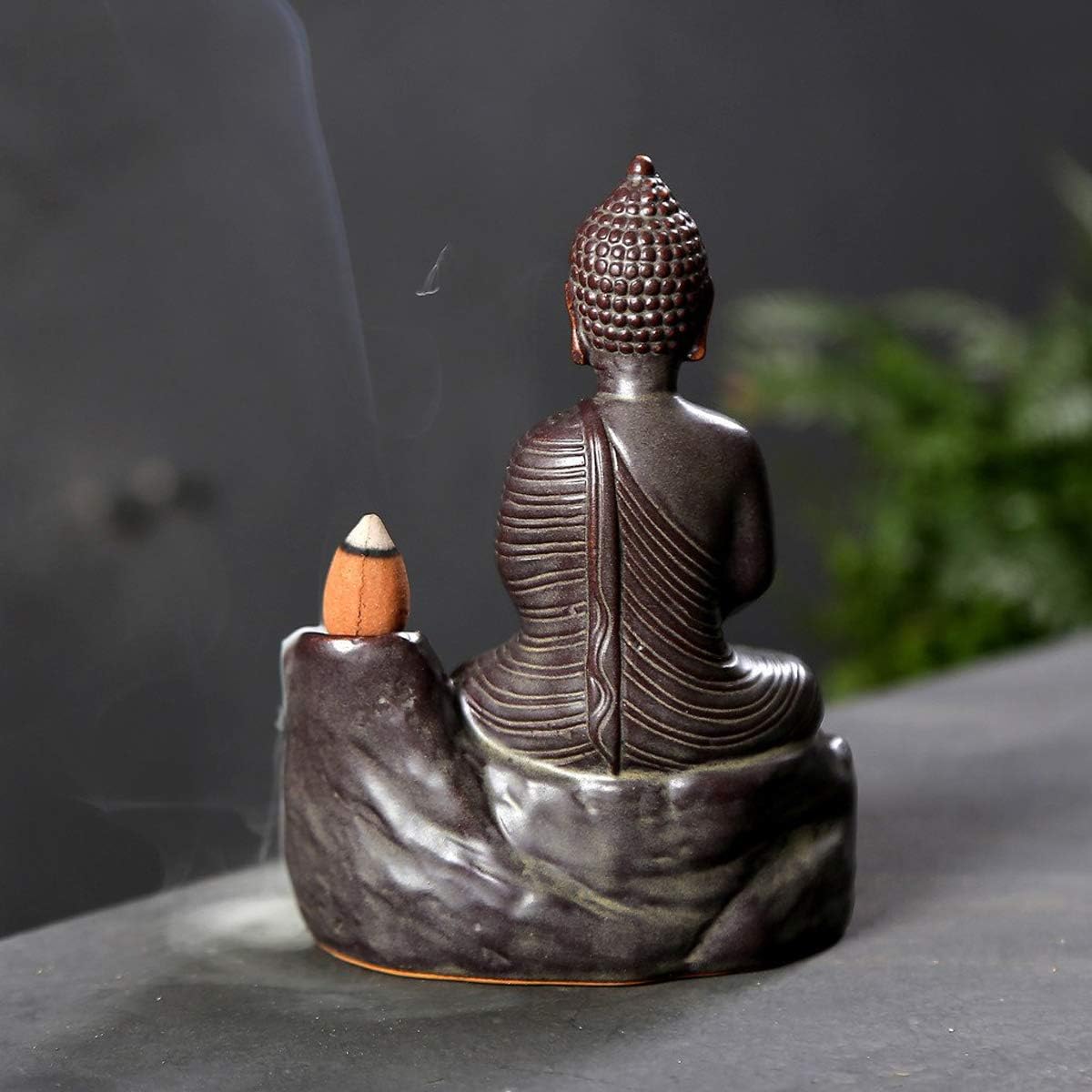 Handmade Ceramic Incense Holder (Buddha)