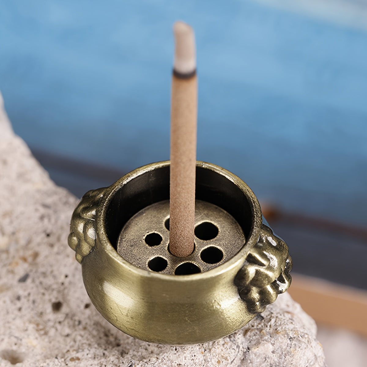 Mini Alloy Incense Holder