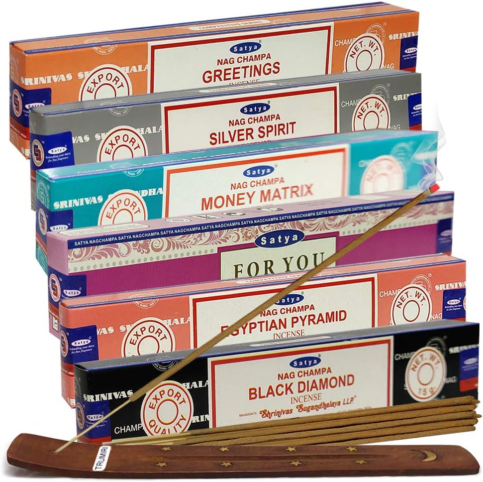 Incense Sticks Variety Pack of 12 Total 180 Sticks