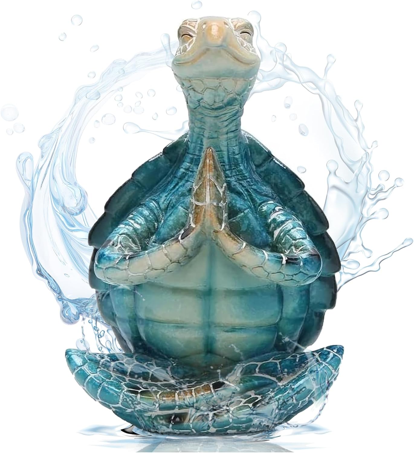 Sea Turtle Statue Meditation Yoga Decor