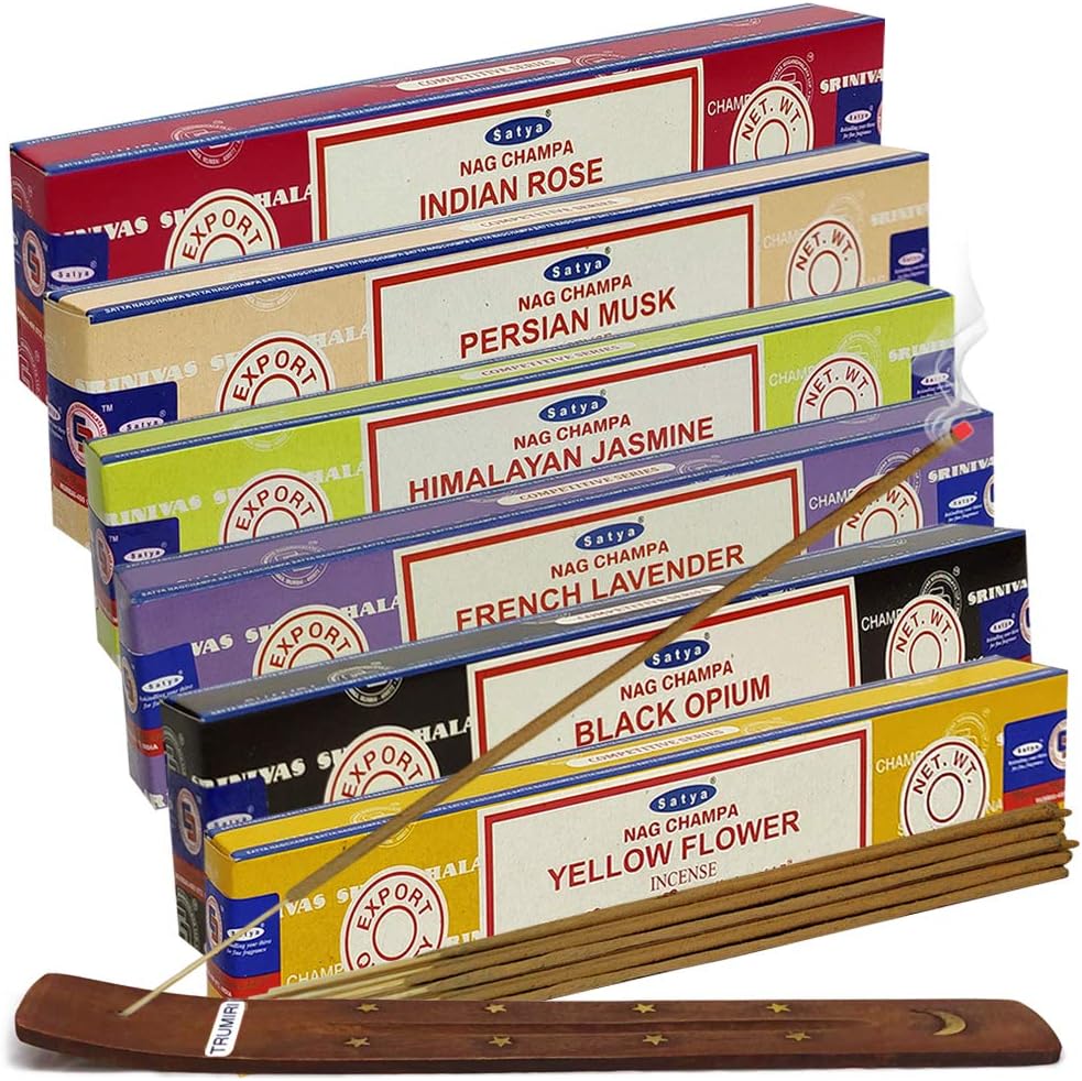 Incense Sticks Variety Pack of 12 Total 180 Sticks