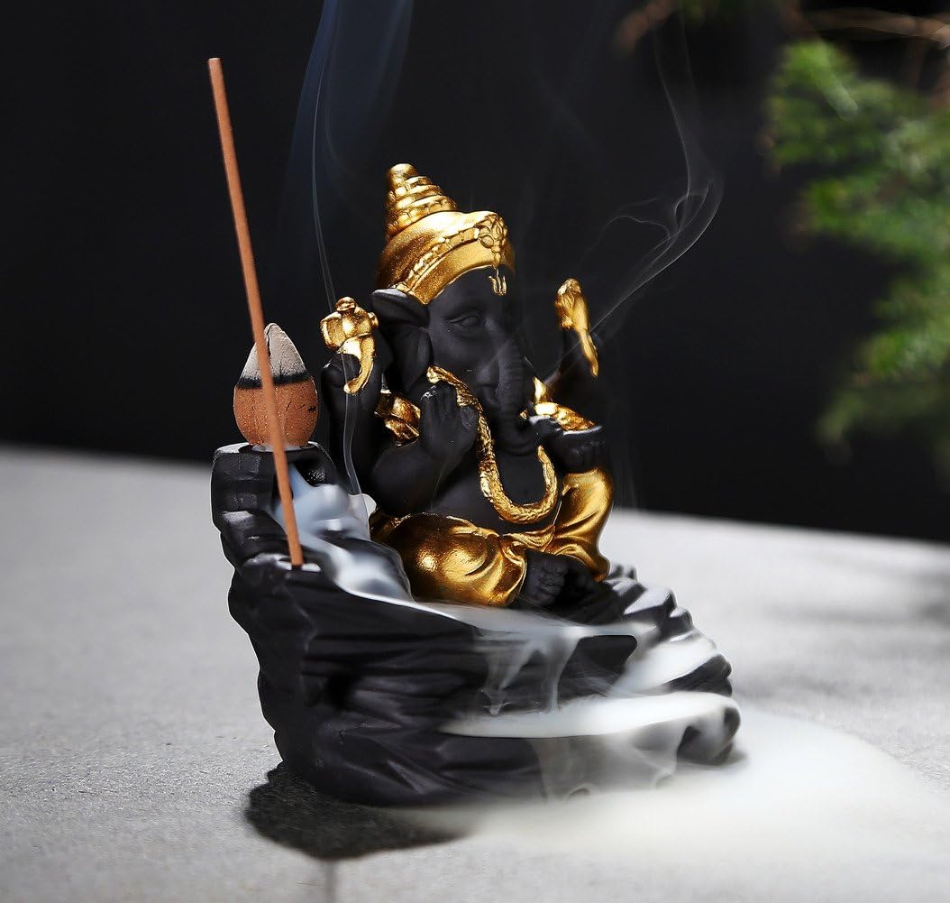 Handmade Ceramic Incense Holder (Ganesha)