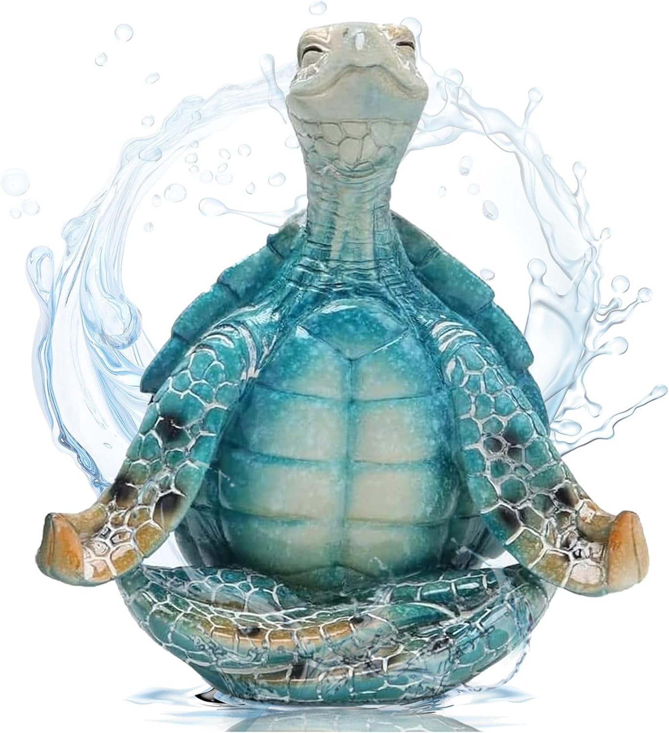 Sea Turtle Statue Meditation Yoga Decor