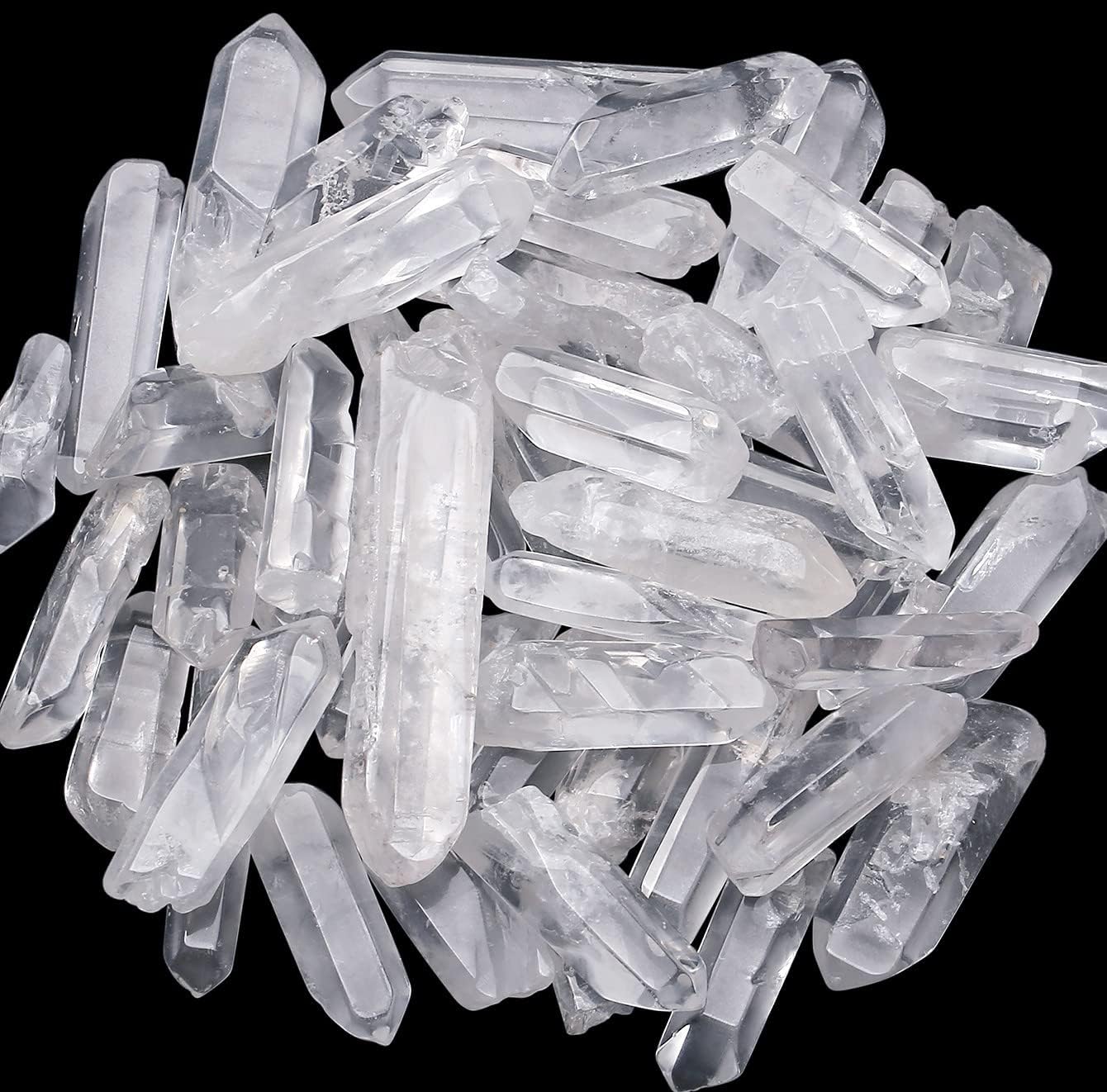 Clear Quartz Crystals Points Bulk Healing Crystal Stones