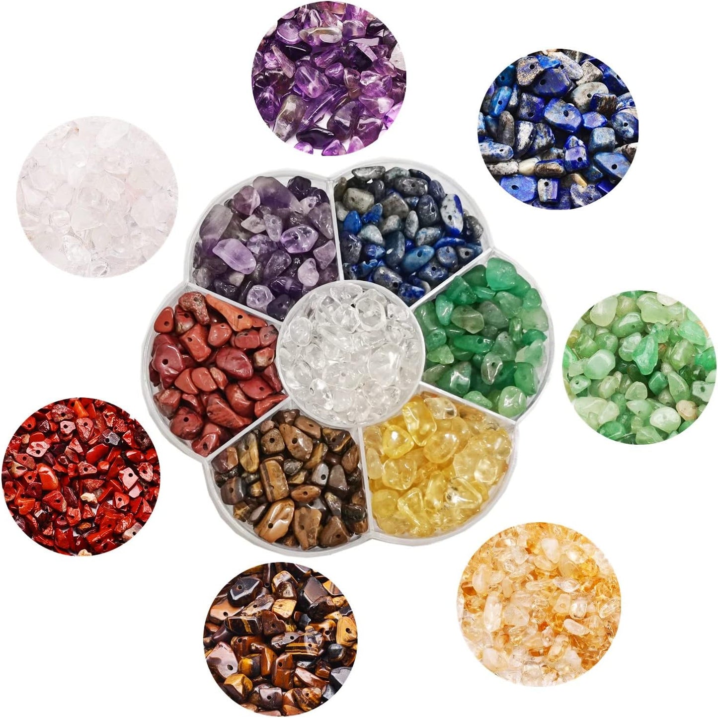 7 Chakra Natural Chip Stone