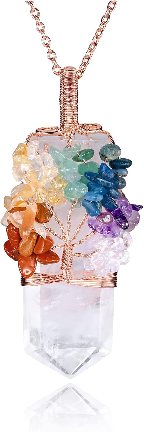 Natural 7 Chakra Stone Tree of Life