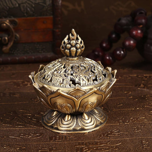 Classic Lotus, Vintage Cone Charcoal Incense Burner