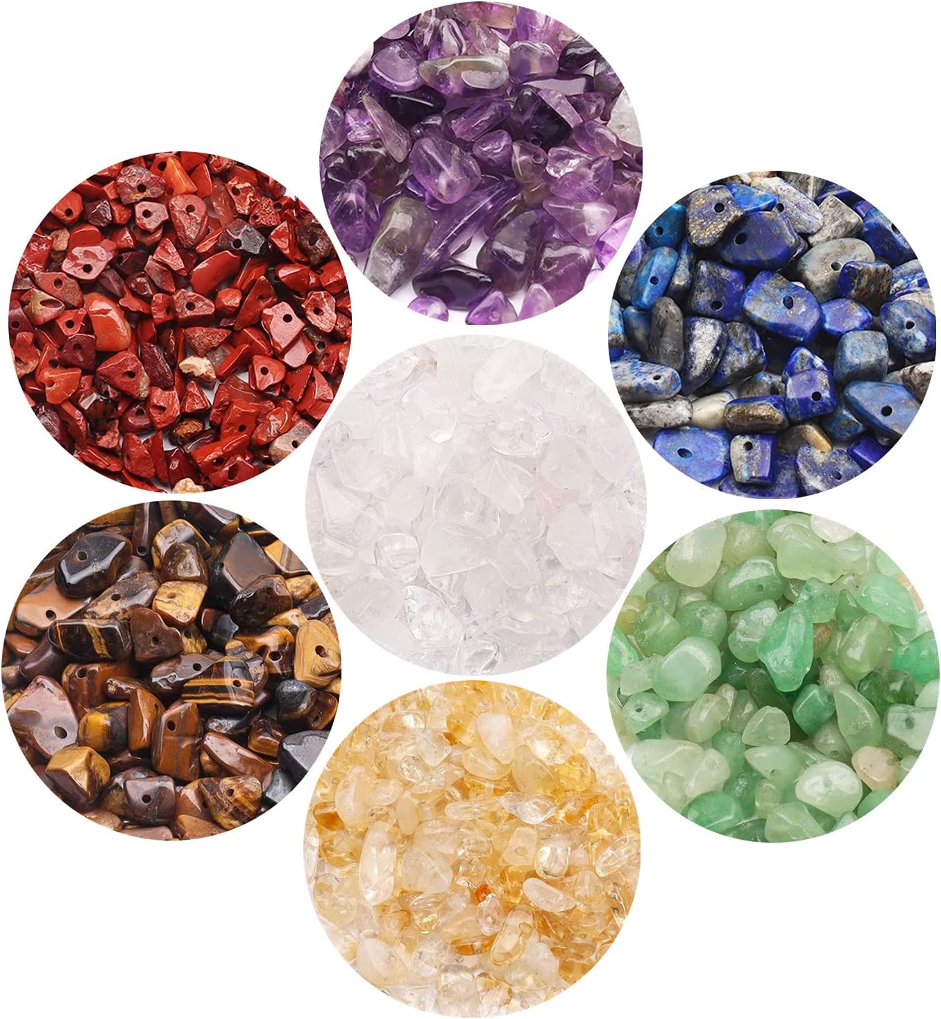 7 Chakra Natural Chip Stone