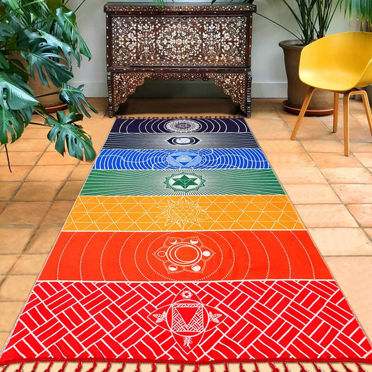 Esterilla de yoga para chakras