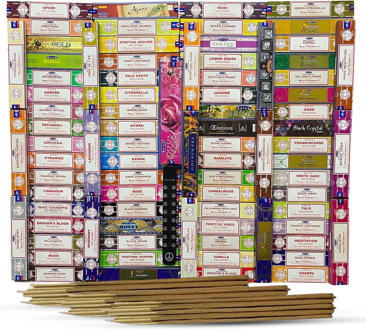 Incense Sticks Variety Pack of 12 Total 180 Sticks