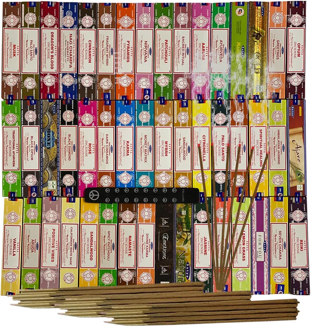 Incense Sticks Variety Pack of 12 Total 180 Sticks