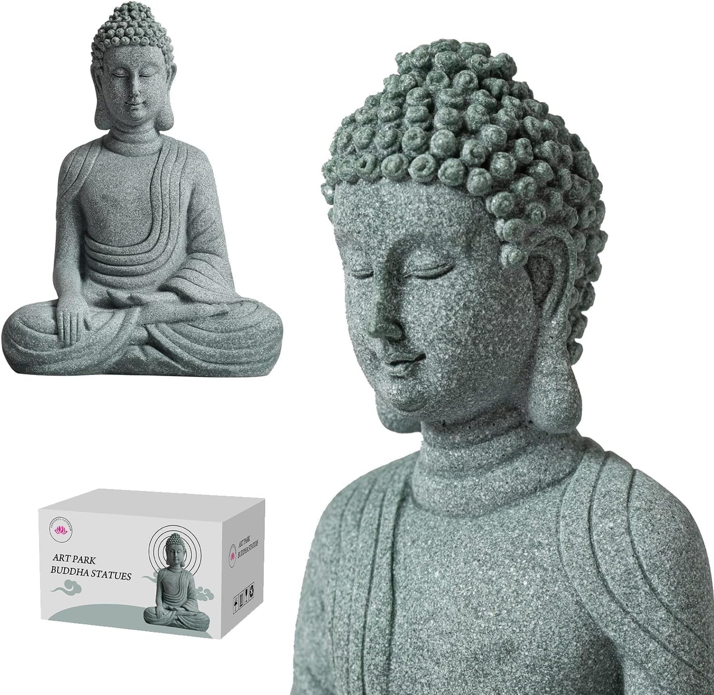 Buddha Stone Statue: Handmade