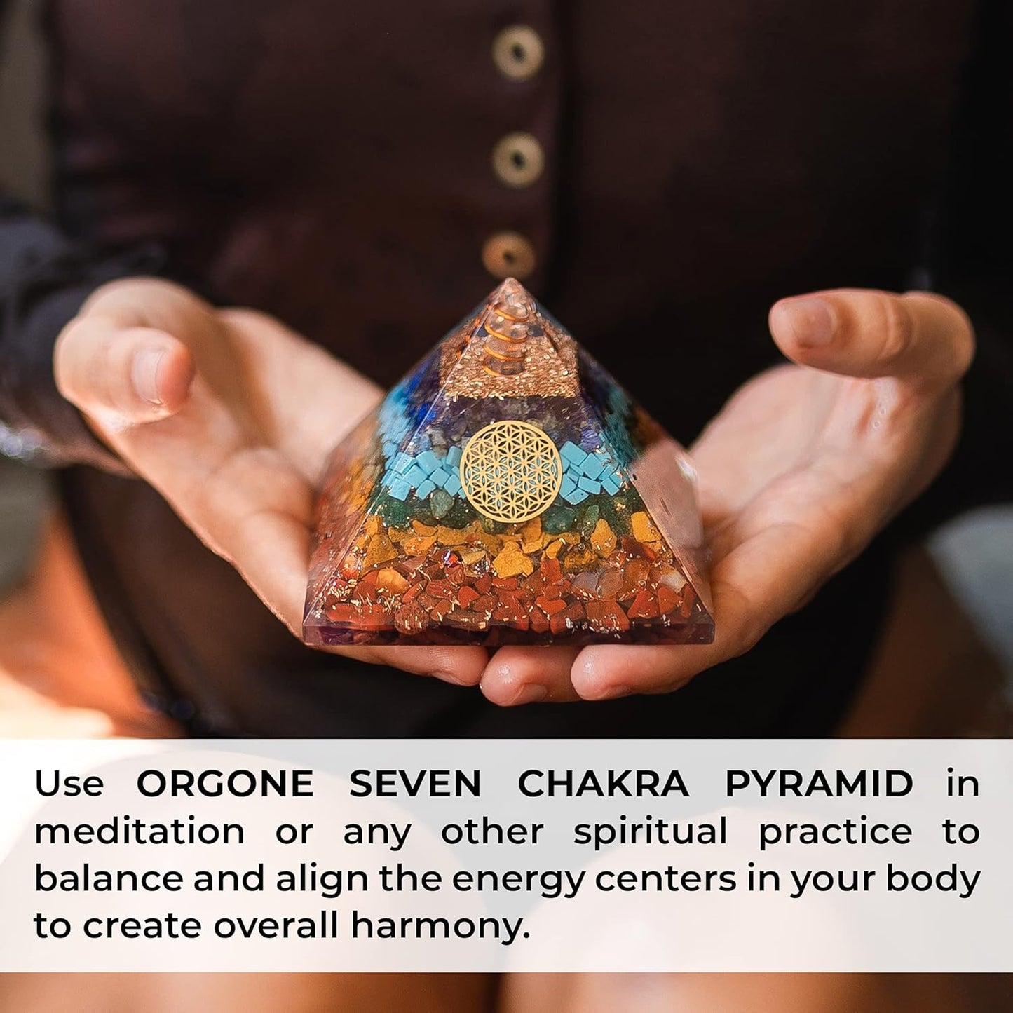 Crystal 7 Chakra Pendant Set