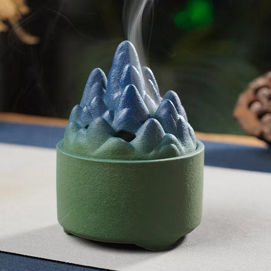 Ceramic Incense Burner With Lid And Container